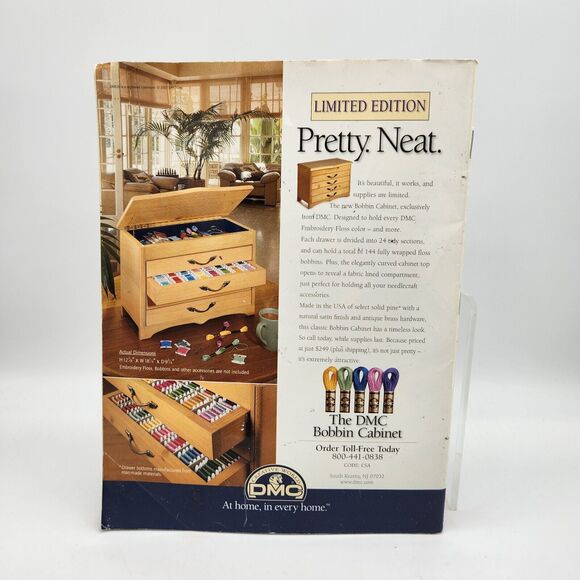 Lot of 5 Cross Stitch Magazines Floral Vases Precious Moments Fish Fireman Etc - Picture 7 of 12